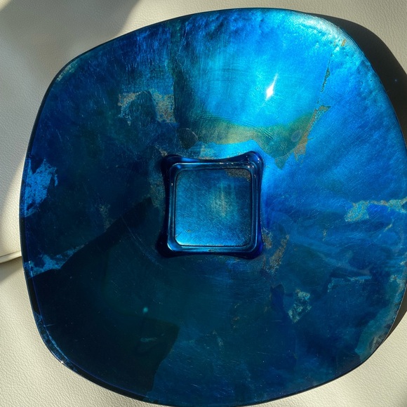 💕Host Pick💕 Abstract Glass Decorative Plate - Picture 3 of 11